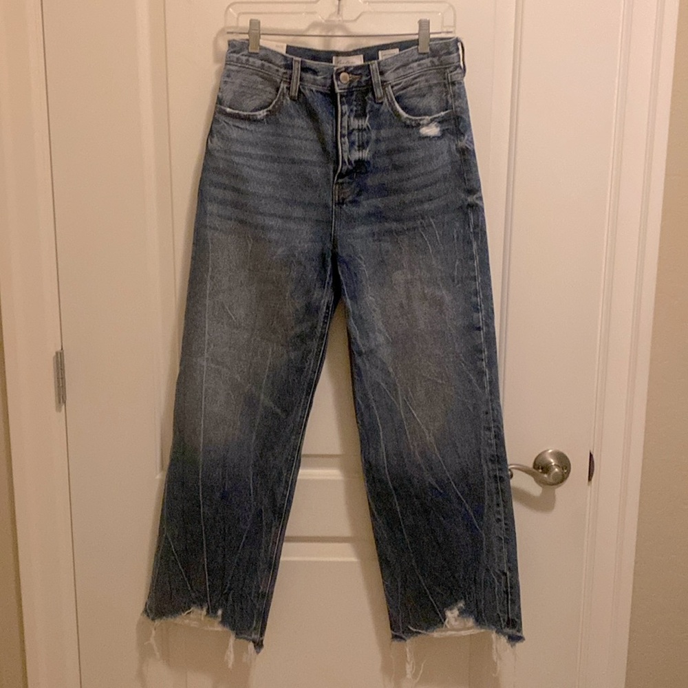 Kancan 90’s High Rise Cropped Wide Legged Jens, Size 26 x 28